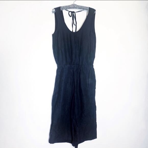 Ulla Johnson Lee linen blend wide leg jumpsuit - Picture 5 of 8